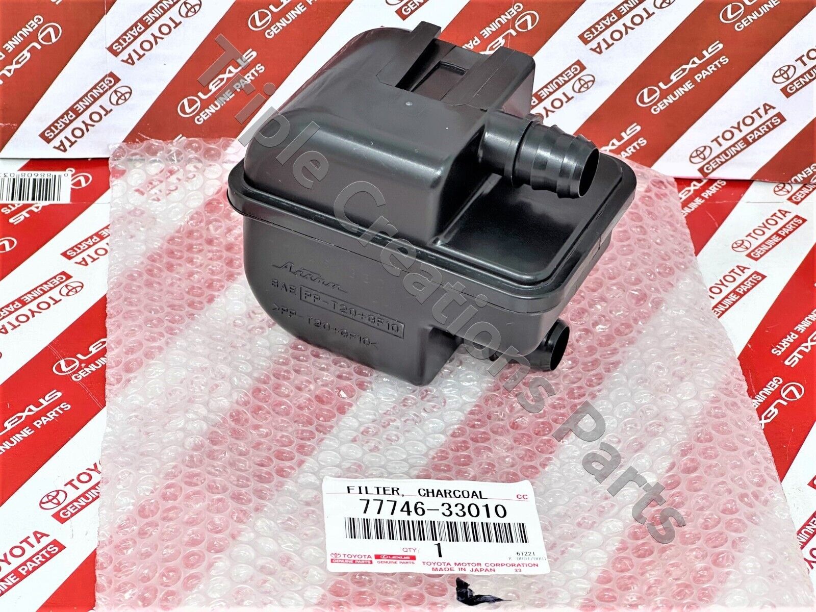 7774633010 GENUINE Toyota FILTER, CHARCOAL CANISTER, NO.2 77746-33010 OEM 7774633010 GENUINE Toyota FILTER, CHARCOAL CANISTER, NO.2 77746-33010 OEM