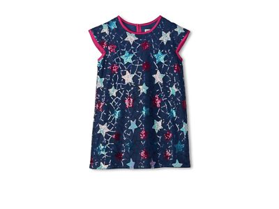 Праздничное платье Hatley Kids со звездным небом и коротким рукавом (для малышей / Маленьких детей / больших детей)