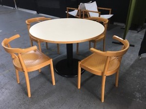 Mid Century Modern Round Dining Table (Chairs are sold) | Dining Tables