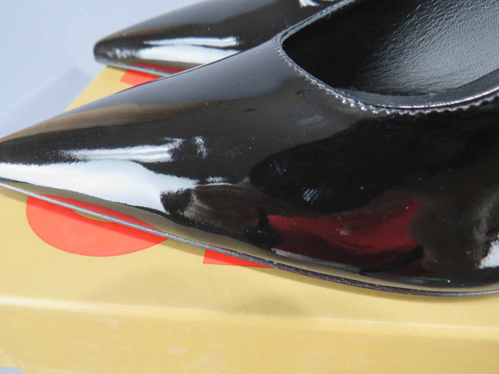 Gia Borghini Abella Patent High Heel Mules $550 Size 39 # M2