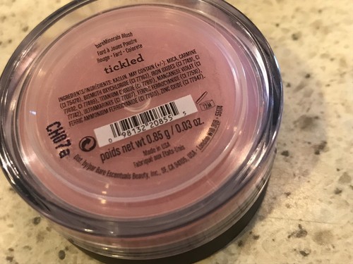 NEW Bare Escentuals bareMinerals Blush Tickled 0.03oz Sealed