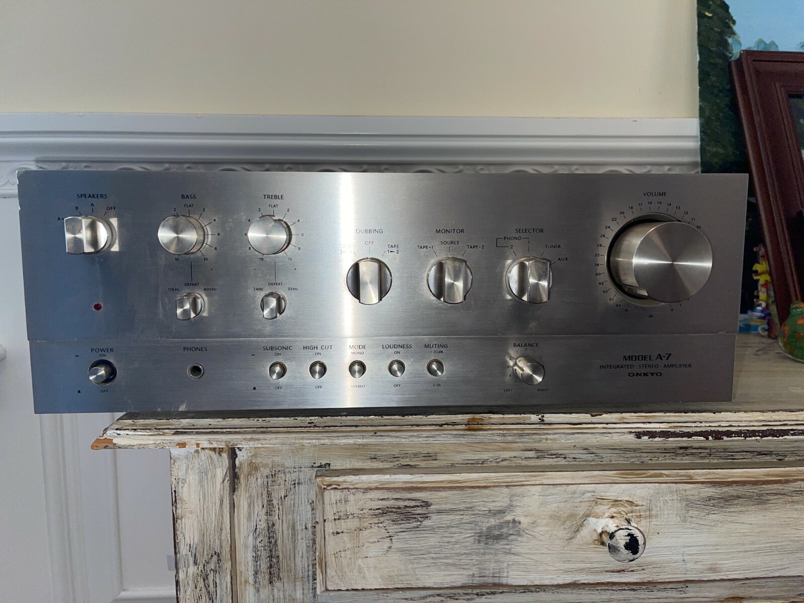 ONKYO A-7 Power Amplifier integrated 68W per Channel ONKYO A-7 Power Amplifier integrated 68W per Channel