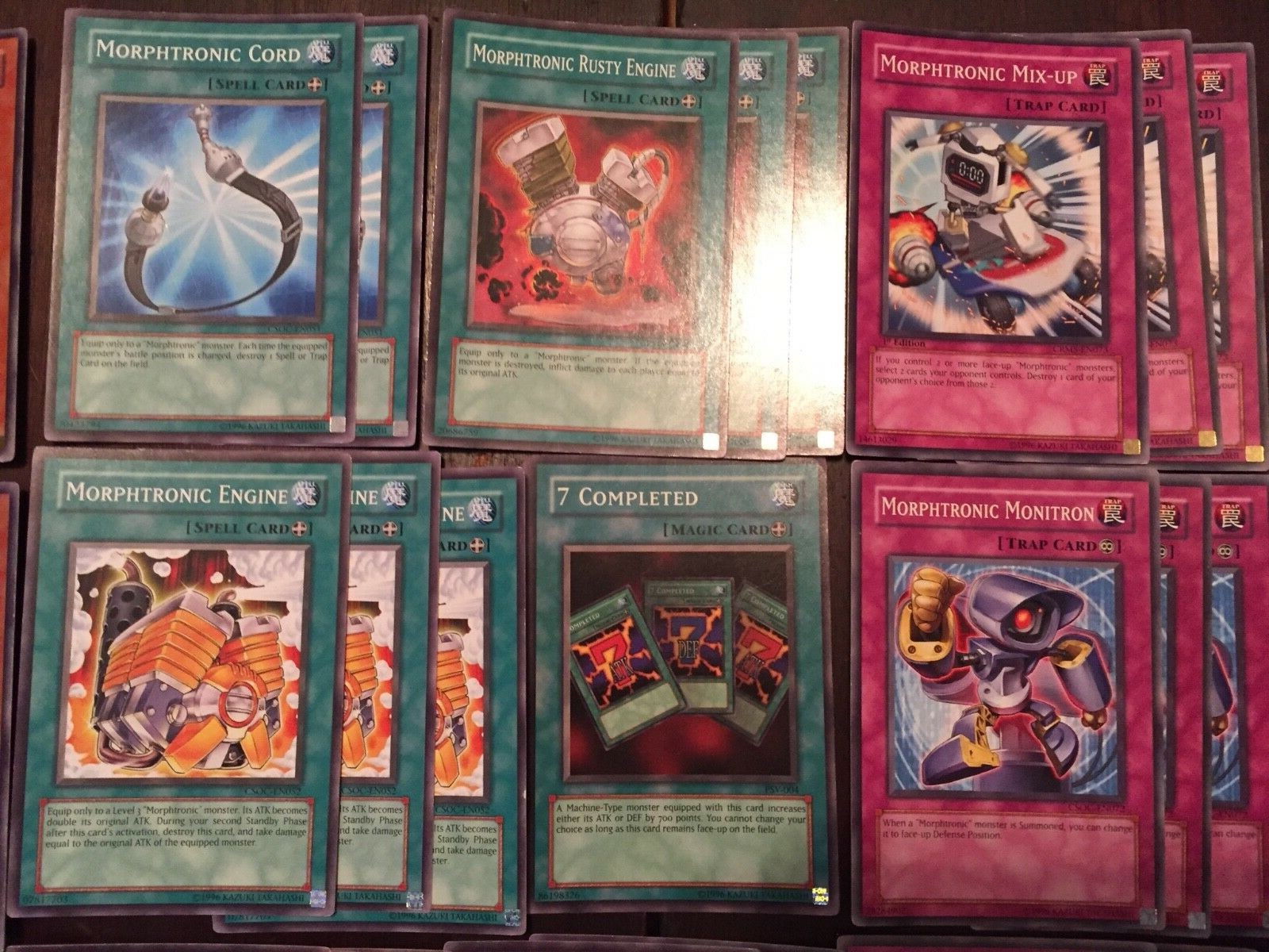 Yu-gi-oh! 54-Card MORPHTRONIC Deck lot - 32 1st Ed. - Videon, Bind, Forcefield..