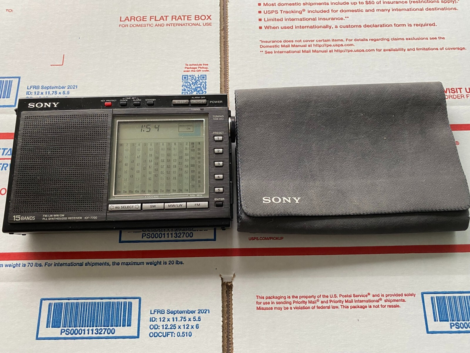 SONY　ICF-SW15 レトロ　ラジオ Sony ICF-SW15 Shortwave Radio ICFSW20