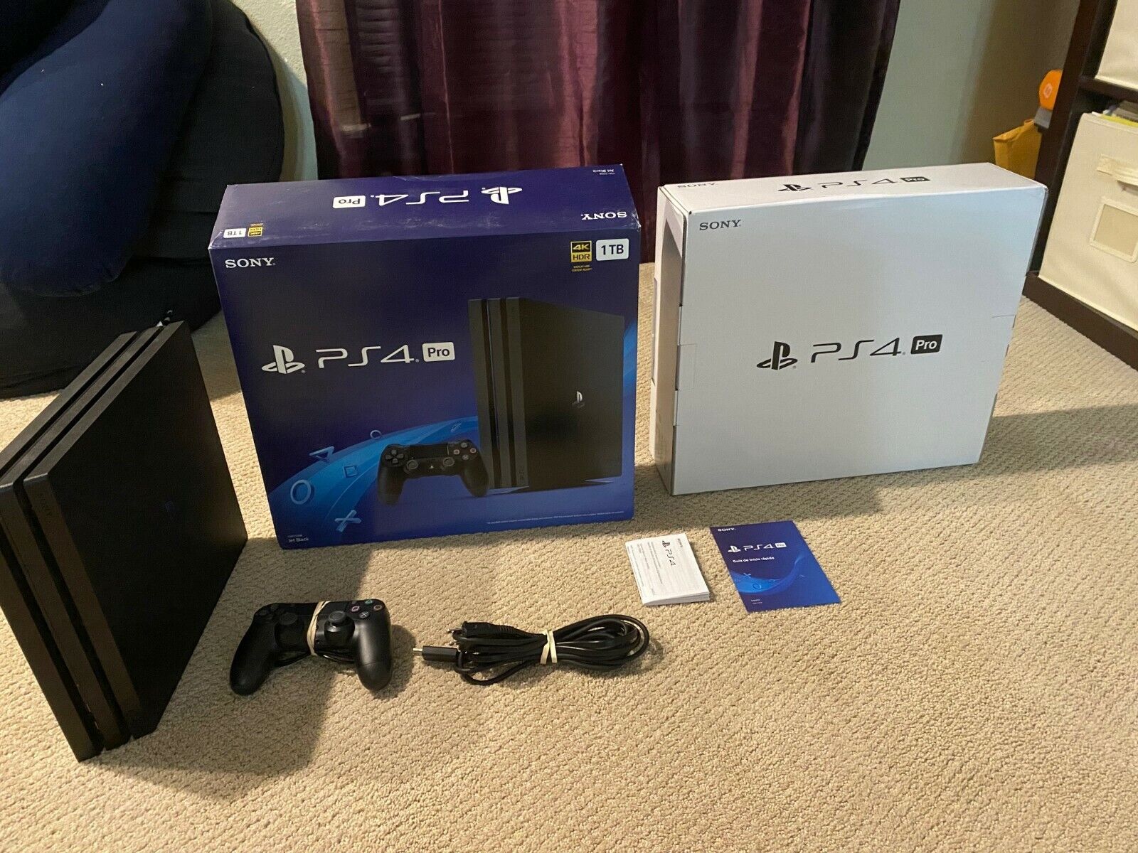 Sony PlayStation 4 Pro Console - Jet Black 1 TB 711719513599 Sony PlayStation 4 Pro Console - Jet Black 1 TB 711719513599