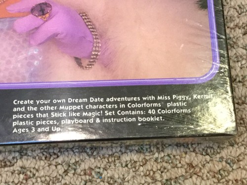 1981 Miss Piggy And Kermit the Frog - Deluxe Play Set - Dream Date - Color Forms