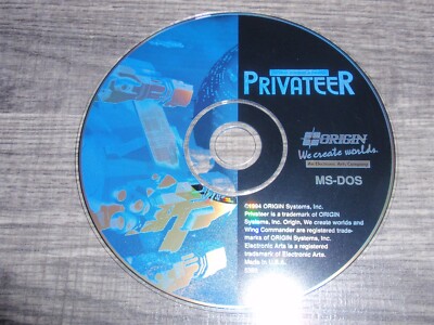 Wing Commander Privateer PC CDROM ORIGIN Systems Electronic Arts 1994 for MS-DOS