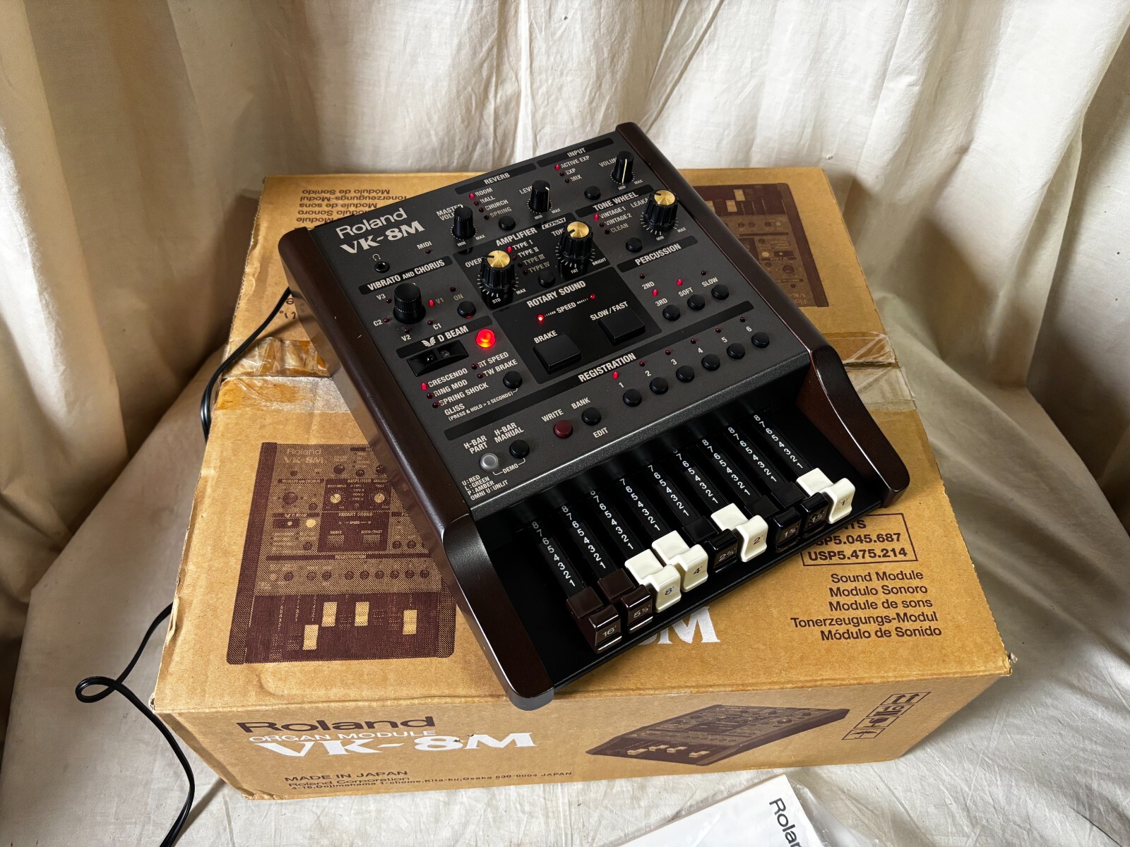 Roland VK-8M ハモンドオルガンモジュレーター Roland VK-8M Organ Sound Module Virtual ToneWheel organ