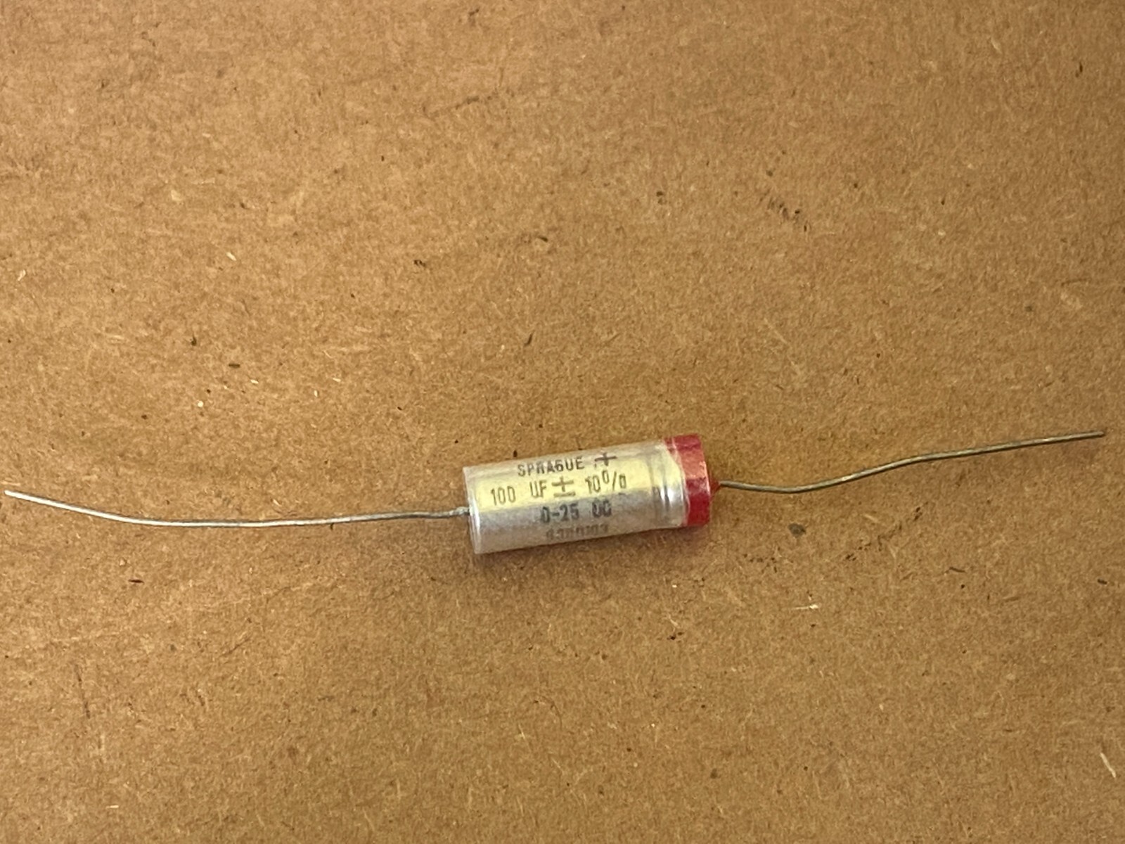 NOS Vintage 1977/79 Sprague 630D Axial Capacitor 100 uf 25v