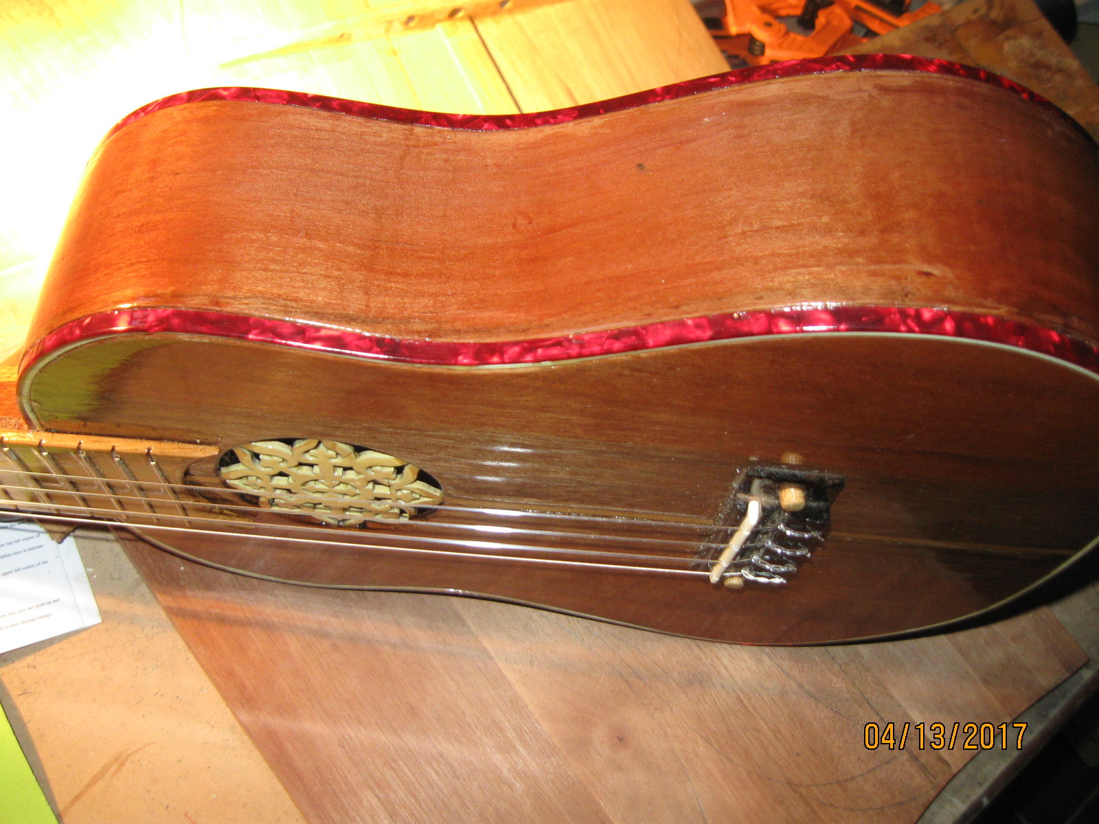 2 Pcs Acoustic Guitar Binding Purfling Strip Black Pearl Celluloid 5mm