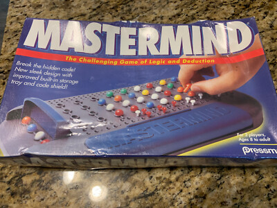 NEW Pressman Mastermind 1996 Game #3018 sealed up logic deduction