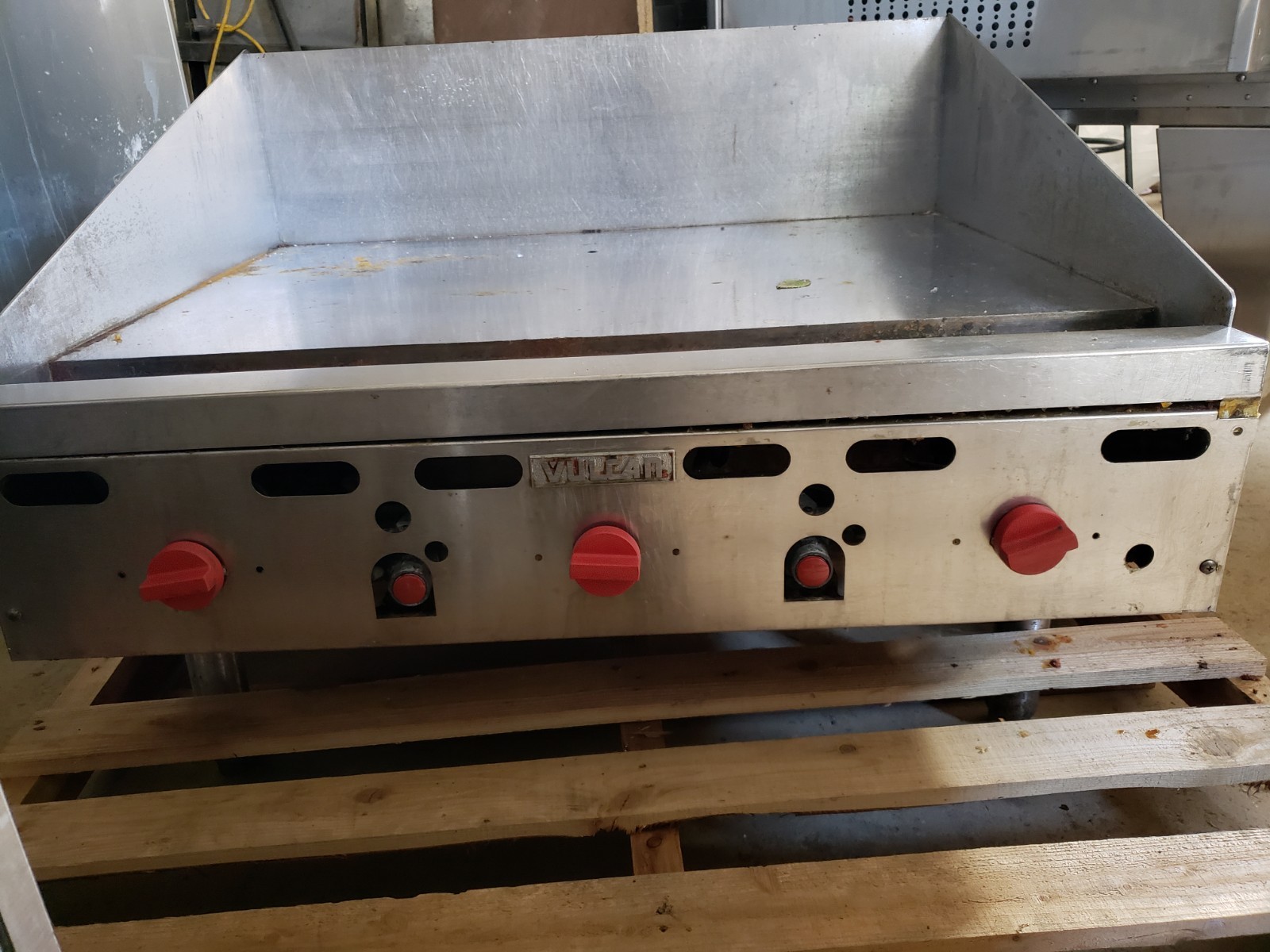 Stainless Steel Vulcan Propane Countertop Griddle