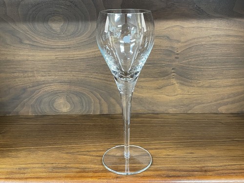 Vintage 1982 Apple Computer Etched Logo Crystal Wine Glass