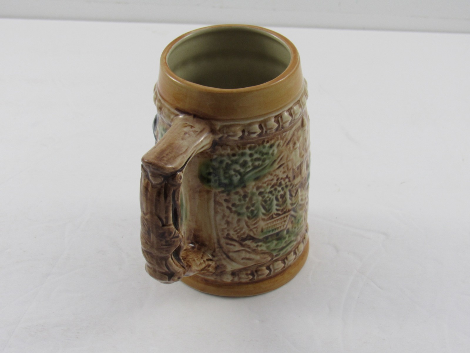 Vintage Hand Painted LEGO? Bavarian Beer Stein Mug : Made in Japan