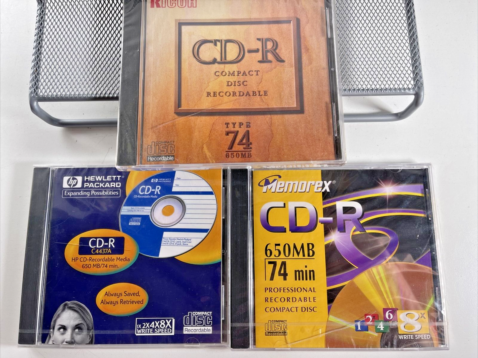 Lot of 3 ASSORTED BRAND CD -R Discs NEW OLD STOCK SEALED | eBay