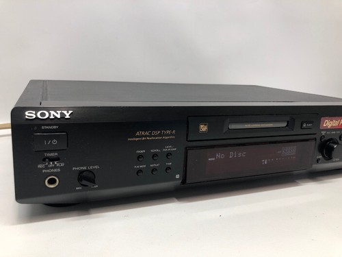 Sony Minidisc Deck MDS-JE530- Powers On