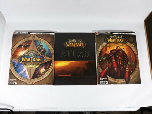 World of Warcraft Strategy Guide Lot of 3 Brady Games Softcover