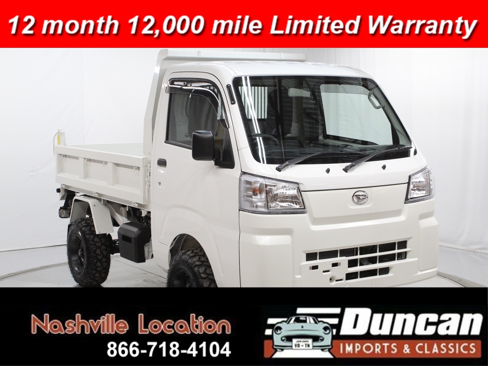 2022 Daihatsu HiJet 4X4 Dump Bed