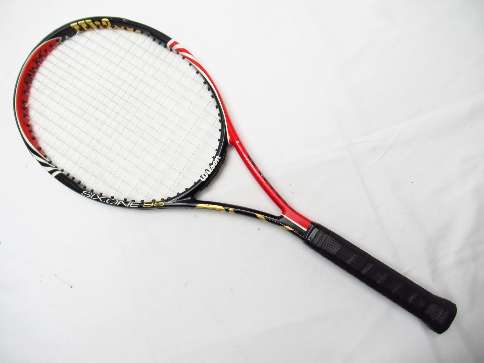シューズ(男性用) Wilson Six one 95 ASIAN WILSON BLX SIX ONE 95 TENNIS RACQUET (4 1/4) NEW GRIP