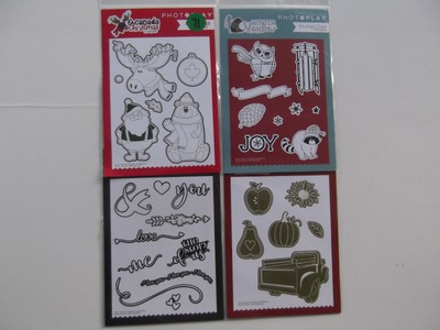 #119 DISCONTINUED 4 PHOTOPLAY DIES  ONE CHEAP PRICE **LOOK**