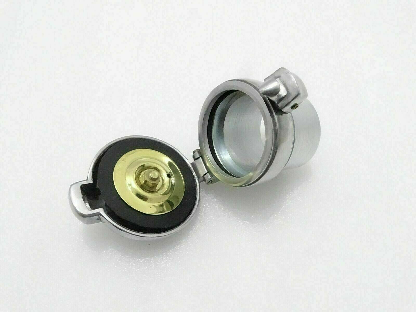 Monza Alloy Flip Up Fuel Petrol Tank Cap With 2.5" Filler Neck For NORTON BSA