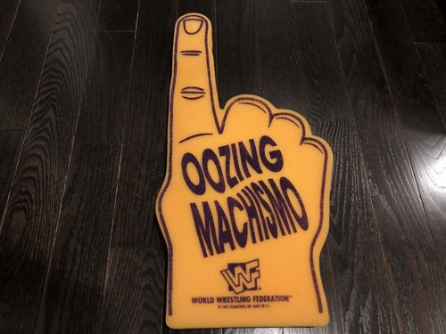 Vintage 1995 WWF Merchandise - Razor Ramon Foam Finger Titansports