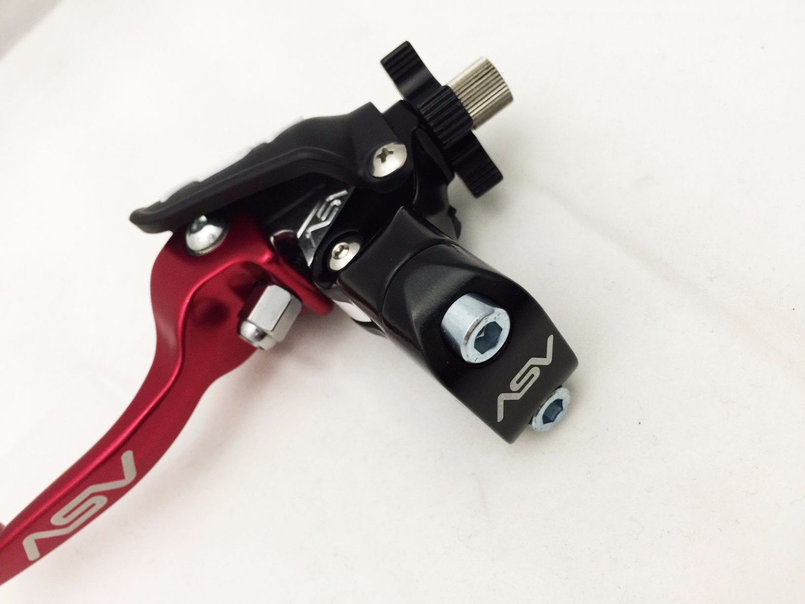 Asv F3 Shorty Red Front Brake Clutch Perch Levers Dust Covers Suzuki