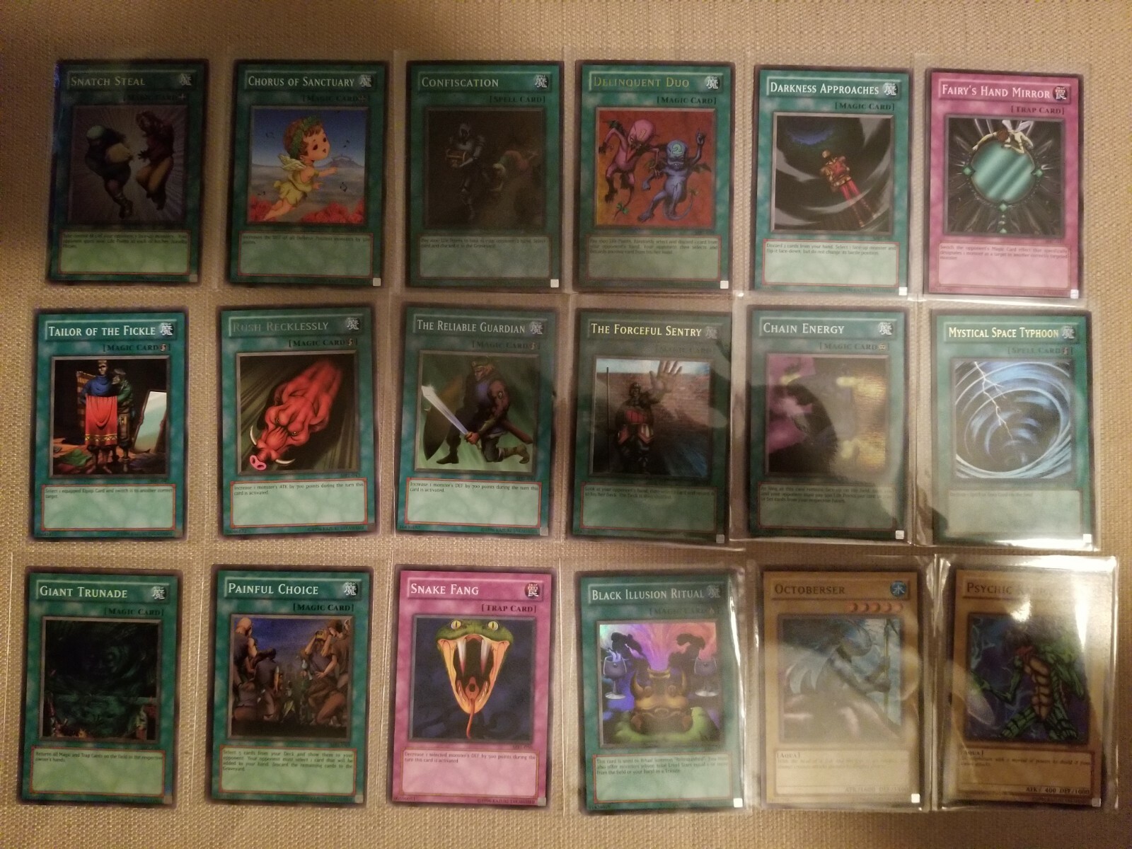 Yu-Gi-Oh Magic Ruler Near full set 103 Unlimited English cards Mint/NM