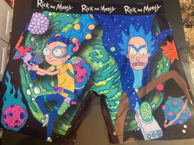 NWOT RICK AND MORTY PROTECTING THE PORTAL BOXER BRIEFS  MENS XL (38-40)