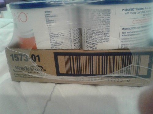 PurAmino Hypoallergenic TODDLER Formula ( 1), SEALED case of 4 cans each +1=5