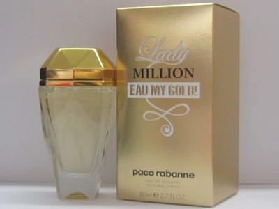Lady  Million Eau My Gold by Paco Rabanne Women 2.7 oz Eau de Toilette Spray