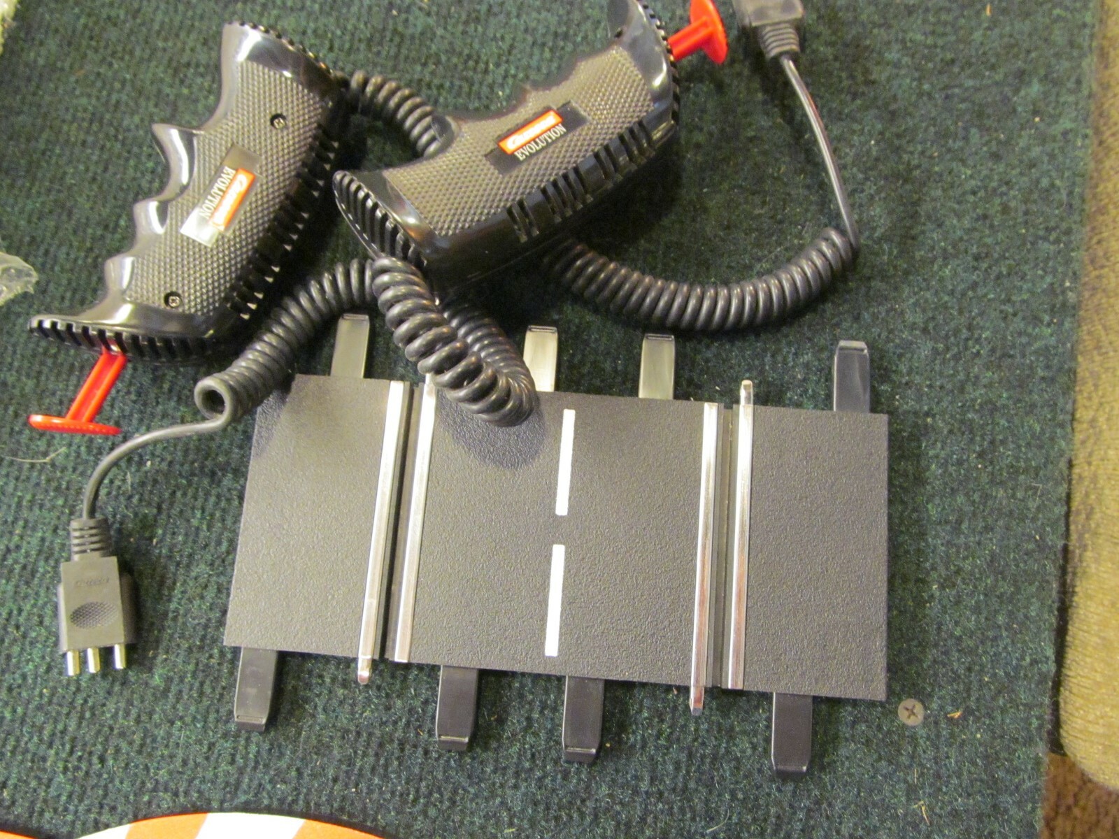 Carrera Slot Car LOT Track Lot 1/4, AND REGULAR ,STAIGHT, SHOULDERS, CONTROL