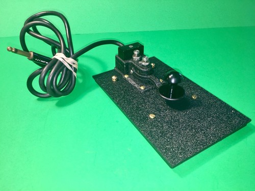 Quality Telegraph Morse Key Combo CTE26003A Navy Flameproof on 3Lb*EZ-MOUNT-BASE