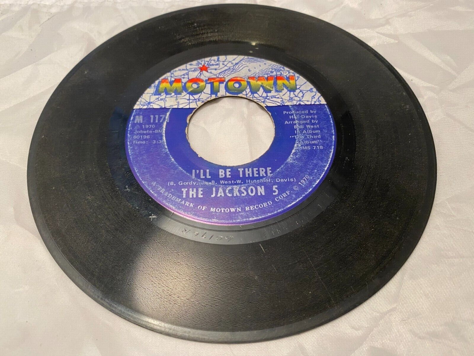 Vintage 45 Record The Jackson 5 I'll Be There/One More Vintage 45 Record The Jackson 5 I'll Be There/One More