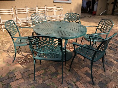 Beautiful 6 Seater Cast Aluminium Patio Set Randburg Gumtree South Africa Beautiful 6 Seater Cast Aluminium Patio, Used Wrought Iron Garden Furniture Johannesburg