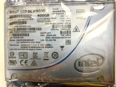 Intel SSD PC P3600 400GB 765033-001 SDDPE2ME400G4P 2.5'' NVMe/PCIe