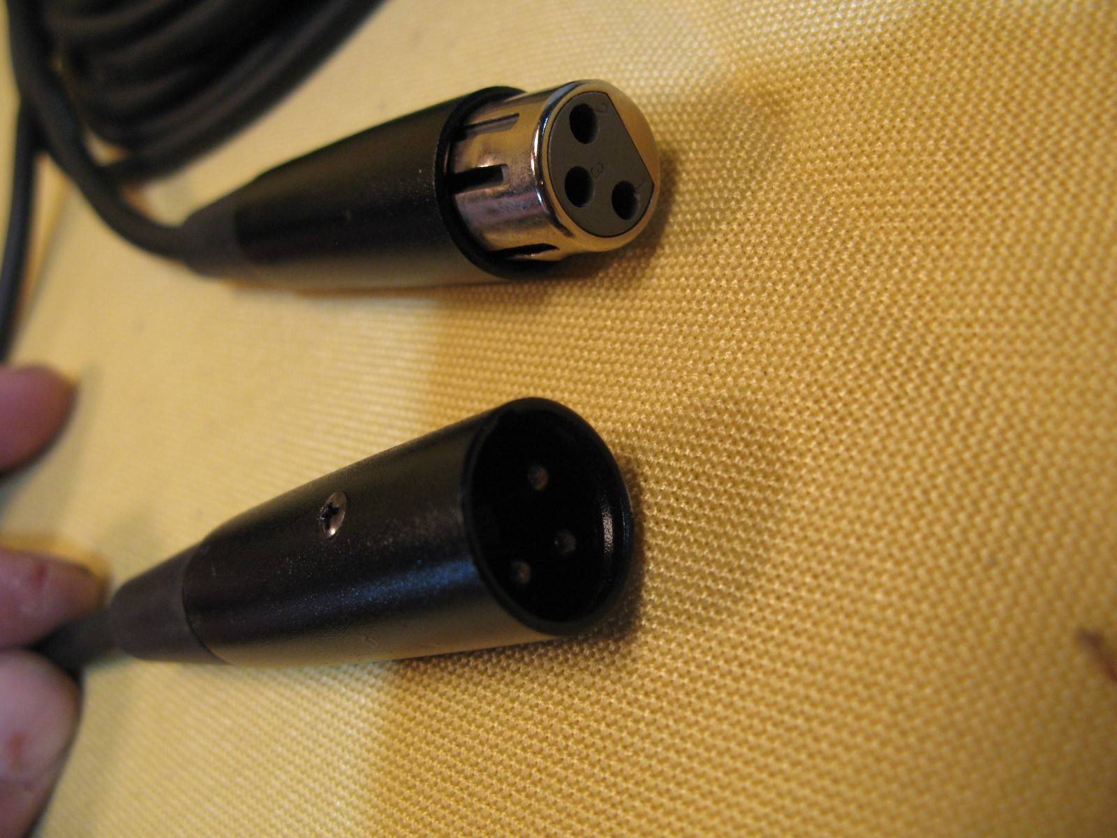 Pair (2 cables) Whirlwind EMC20 Low-Z Mic Cable 20ft. Shielded Microphone Cable