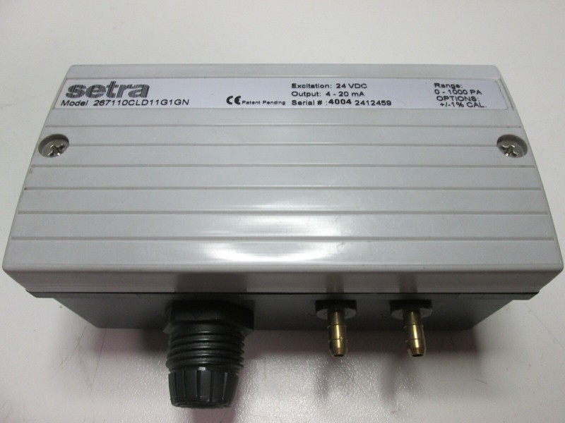 Capteur De Pression  Setra 267110cld11g1gn 0/1000  Pa     4-20 Ma 0-10v