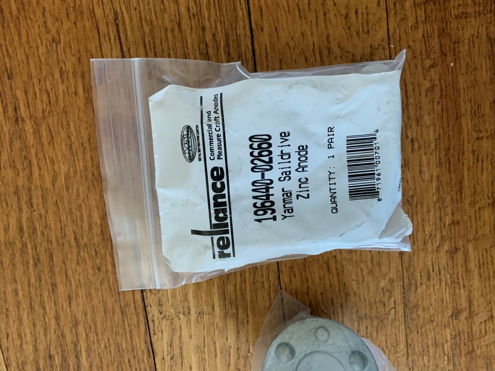 mi·i·i Yanmar Split Ring Sail Drive Zinc Anode 196440-02660 and