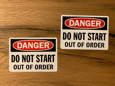 2x DANGER Aufkleber Sticker Auto Tuning Vintage Rost Look Ratte Rat Retro #488