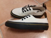 white canvas doc martens