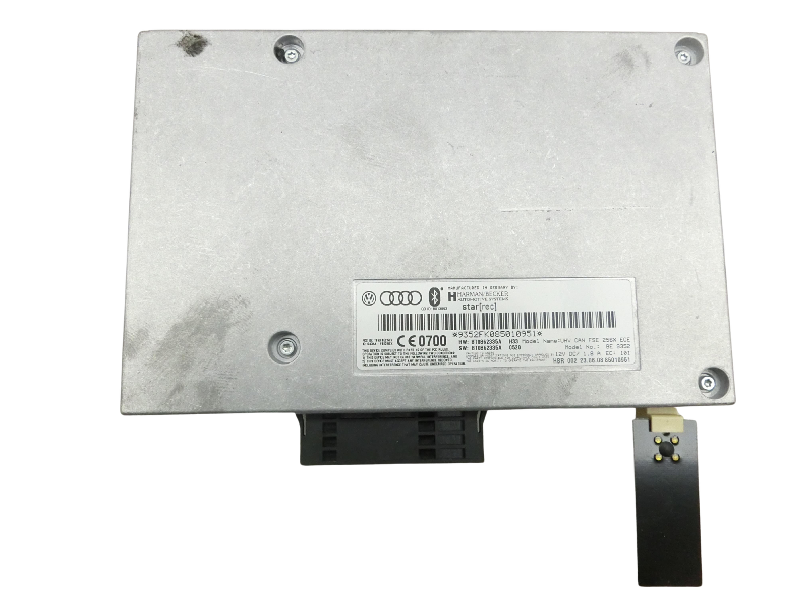 Audi A4 8K B8 07-11 Steuergerät ECU Modul Bluetooth SG  - Bild 1