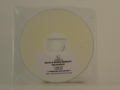 KALVA AND KEIRAN BRINDLEY INSURGENCE (H1) 2 Track Promo CD Single Plastic Sleeve