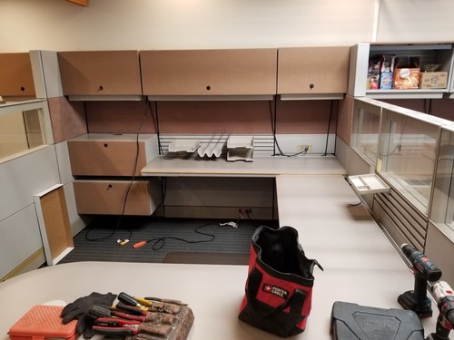 Herman Miller Workstations for 3 - used disassembled  - see pictures