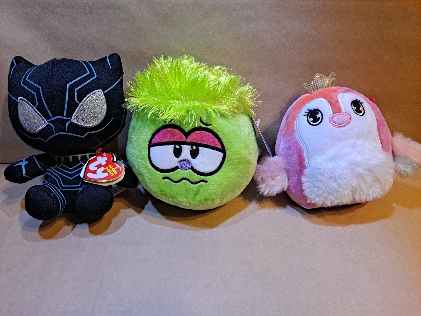 Mixed Lot Of 3 Plush Toys: Squishmallow, Calplush Animal Pal