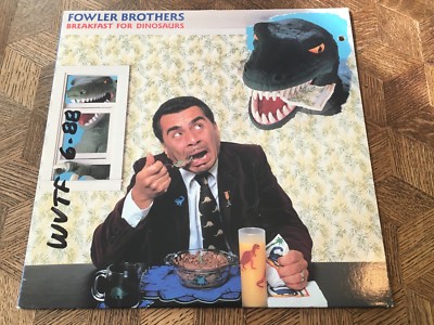 BRUCE FOWLER -Breakfast For Dinosaurs ~FOSSIL 1002 {orig} w/Insert *1988* - RARE