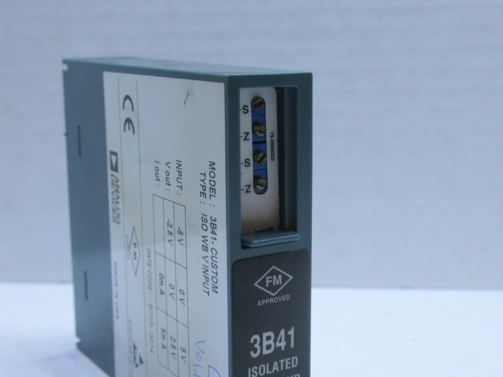 (NEW) ANALOG DEVICES 3B41 ISO WB V Input 3B41Custom Isolated Wideband