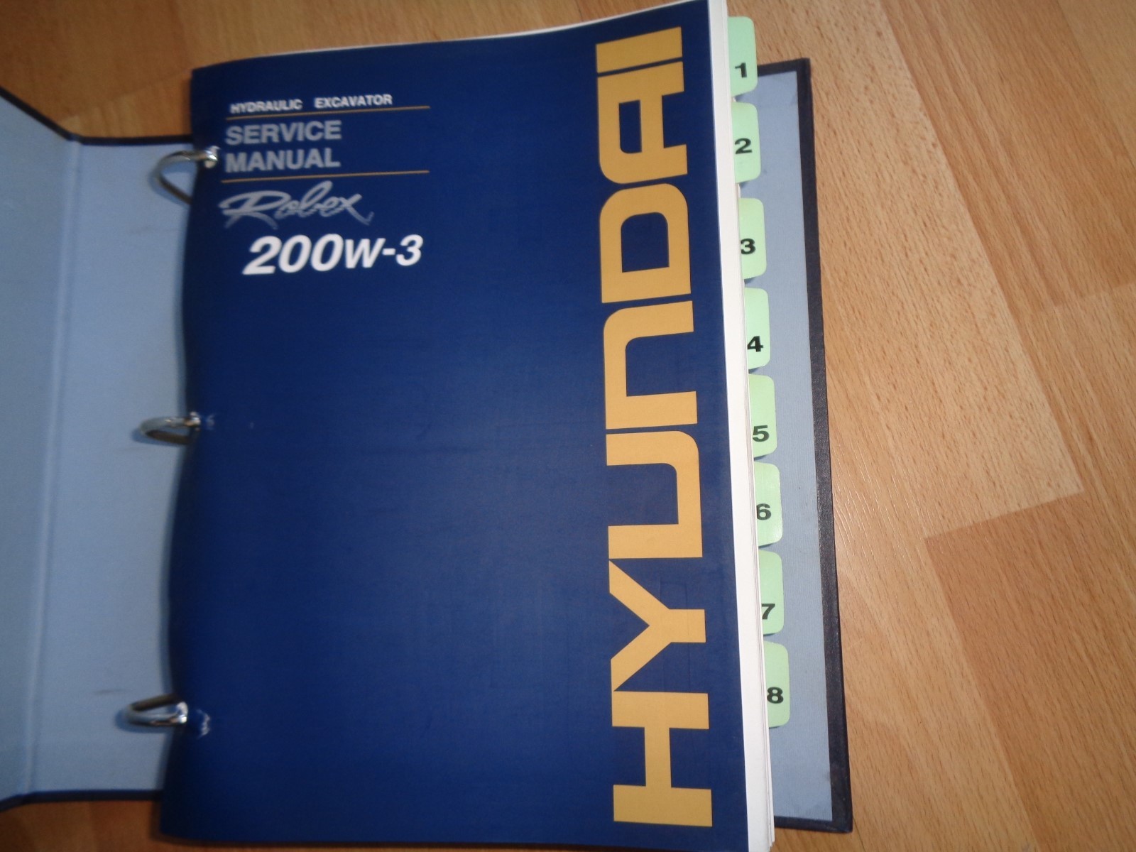 Hyundai Robex 200W-3 Excavator factory service repair manual OEM