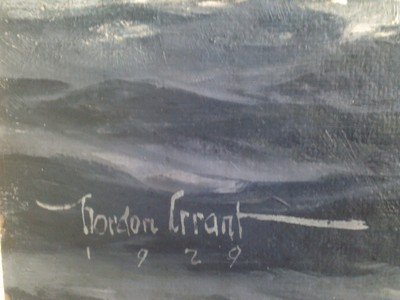 Gordon Hope Grant Seascape (Signed & Dated 1929) 