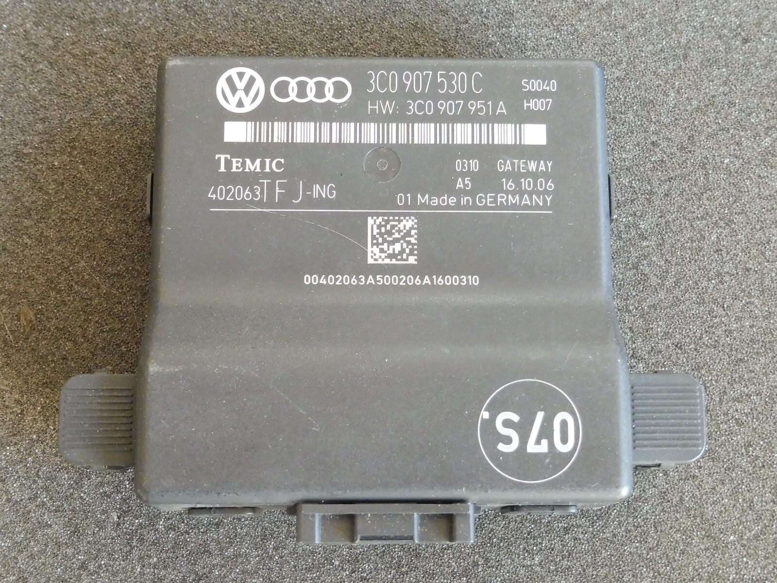 VW Passat 3C Interfacebox Diagnose Interface Gateway 3C0907530C / 3C0 907 530 C